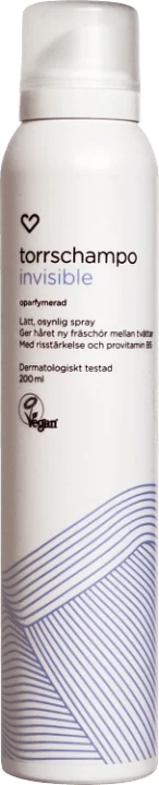Hjärtats Torrschampo Invisible 200 ml Hjärtats