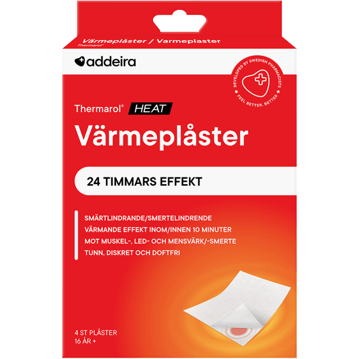 Addeira Thermarol Smärtlindrande Värmeplåster 4 st Addeira