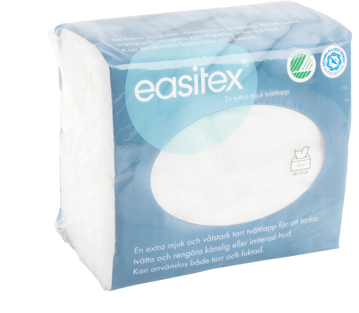 EasiTex Tvättlapp Extra mjuk 50st Easitex