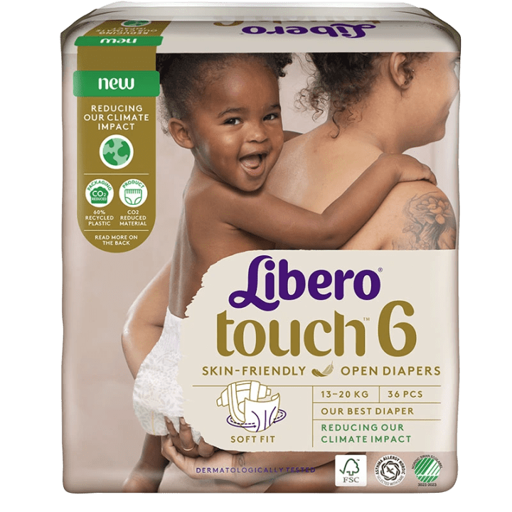 Libero Touch 6 Öppen Blöja 13-20 kg, 36 st Libero