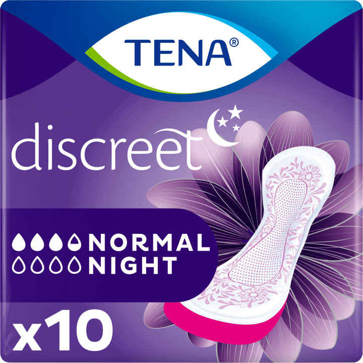 TENA Discreet Normal Night 10-pack Tena