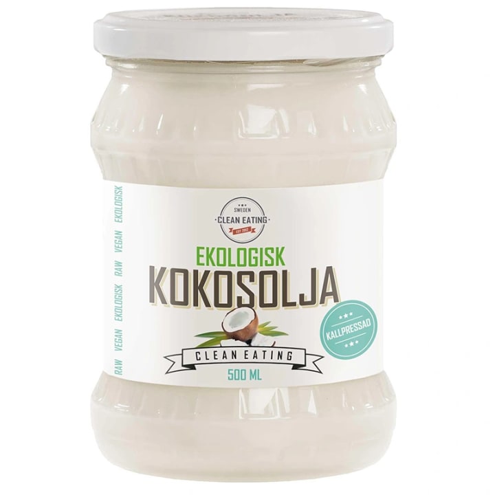 Clean Eating Kokosolja Kallpressad 500 ml Clean Eating