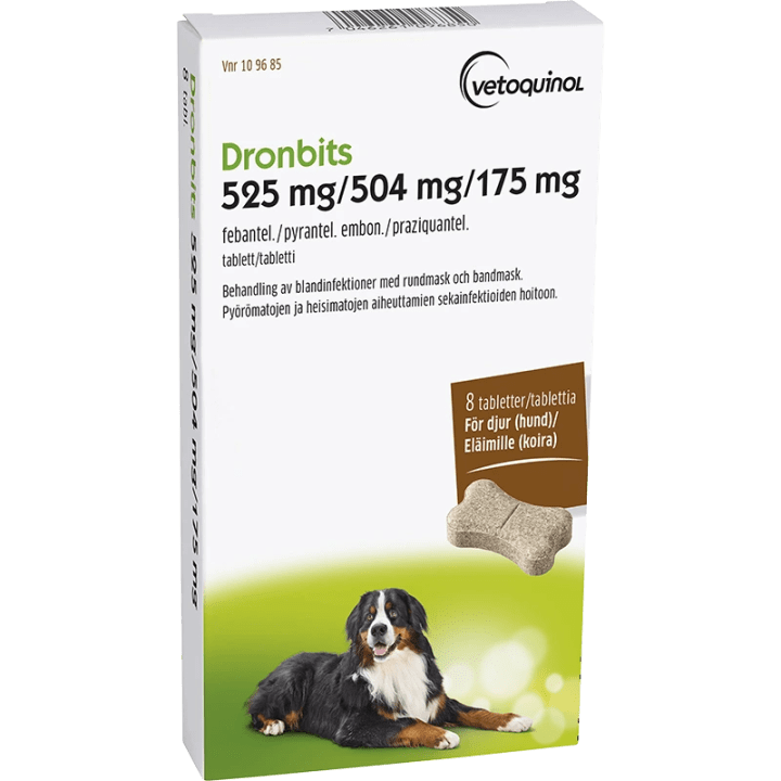 Dronbits tablett 525 mg/504 mg/175 mg 8 st Drontal
