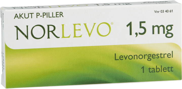 NorLevo tablett 1,5 mg, 1 st Norlevo