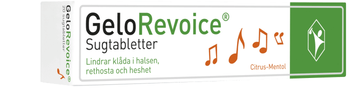 GeloRevoice halstablett 20 st Citrus-Mentol Gelorevoice