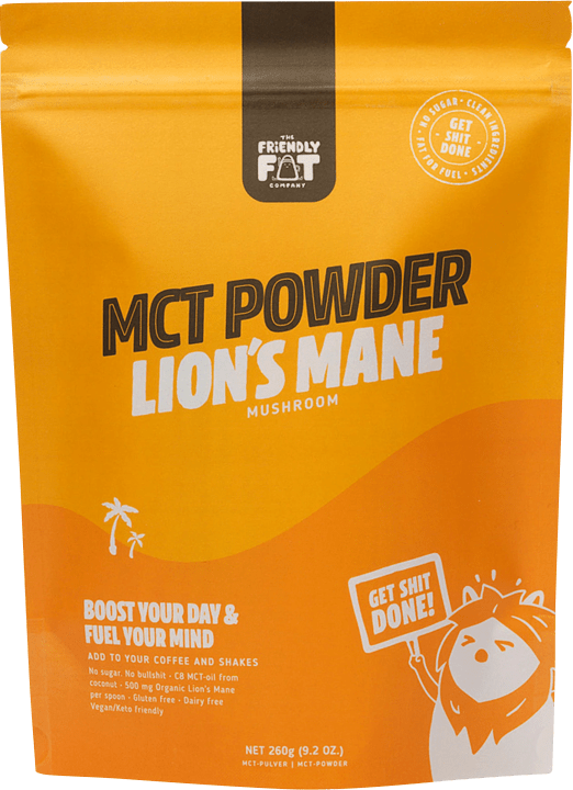 The Friendly Fat Company MCT-pulver Lion's Mane 260 g The friendly fat company