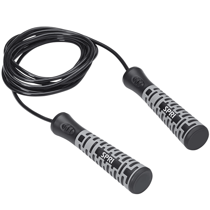 Spri Sure-Grip Adjustable Speed Rope Spri