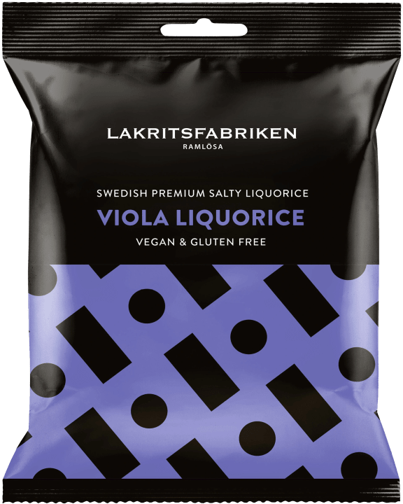 Lakritsfabriken Premium White Salty Viola 100 g Lakritsfabriken