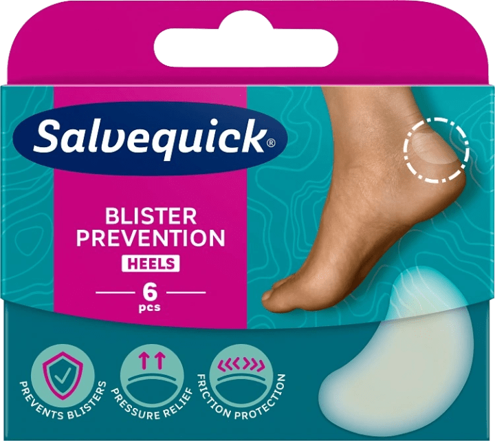 Salvequick Blister Prevention Heels 6 st Salvequick