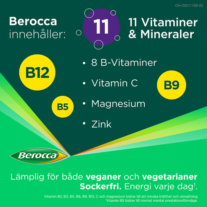 Berocca Energy Cassis & Berries 30 st Berocca