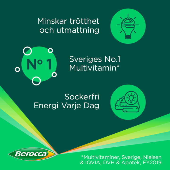 Berocca Energy Mango Brustablett 45 st Berocca