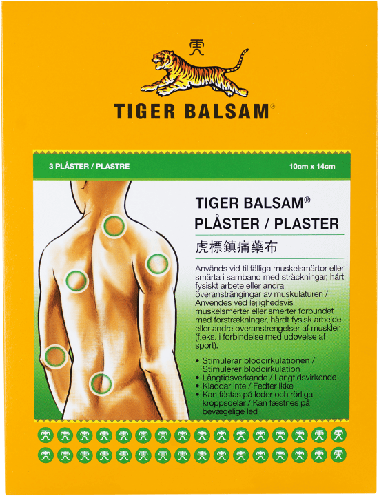 Tiger Balsam Plåster 3 st Tiger Balsam