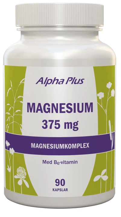 Alpha Plus Magnesium 375 mg 90 kapslar Alpha Plus