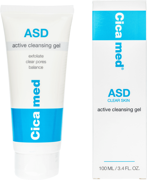 Cicamed Medical Science ASD Clear Skin Active Cleansing Gel 100 ml Cicamed