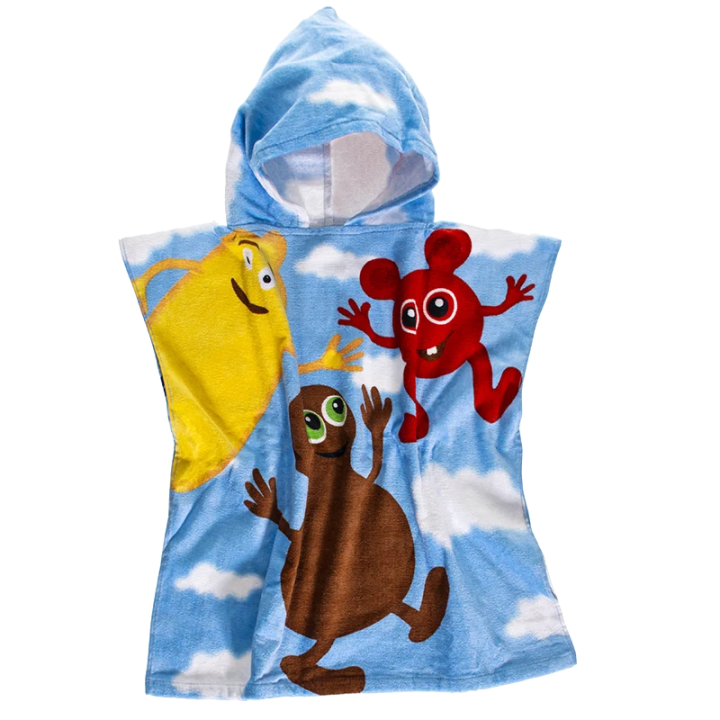 Teddykompaniet Babblarna Badponcho Himmel Teddykompaniet