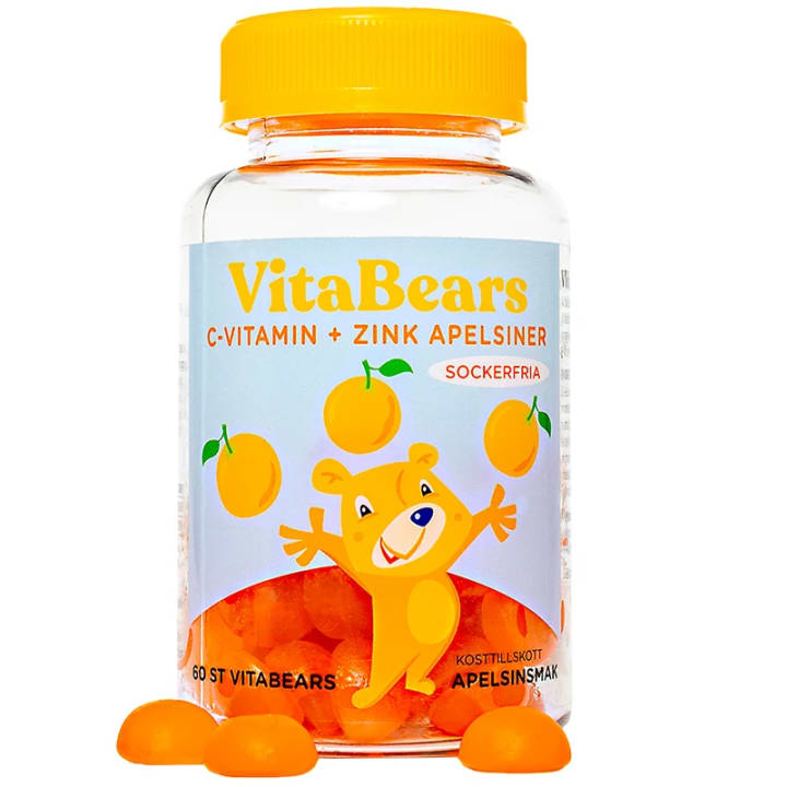 VitaBears C-vitamin + Zink 60st Vitabeaner