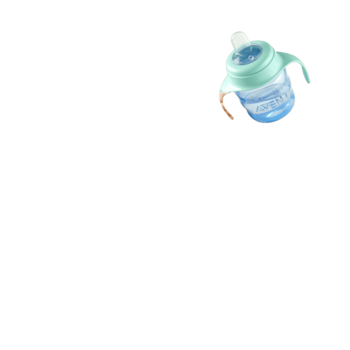 Philips Avent Easy Sip Pipmugg 6 mån+ Blå/Grön 200 ml Philips Avent