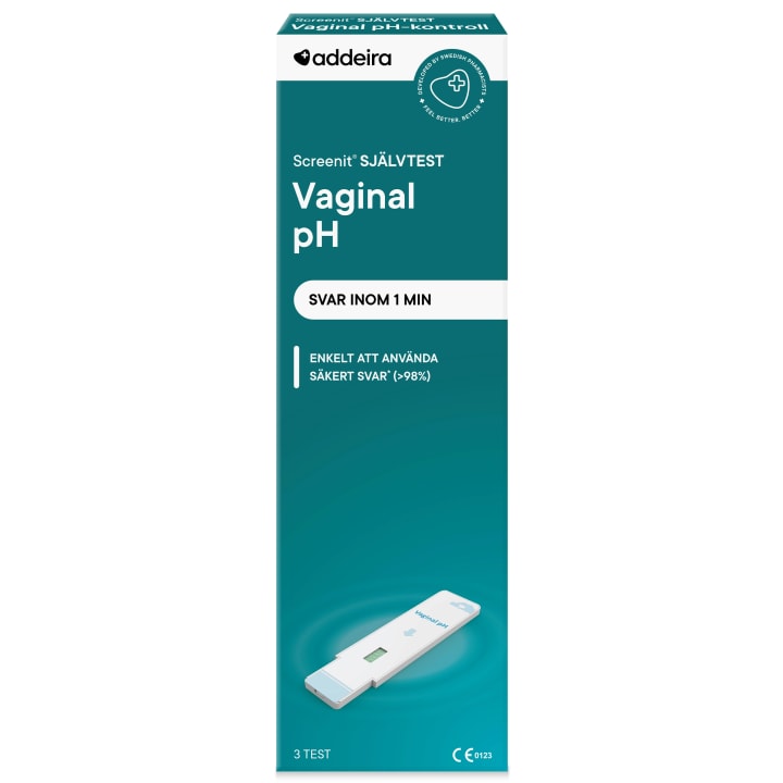 Addeira Screenit Självtest Vaginal pH 3 st Addeira