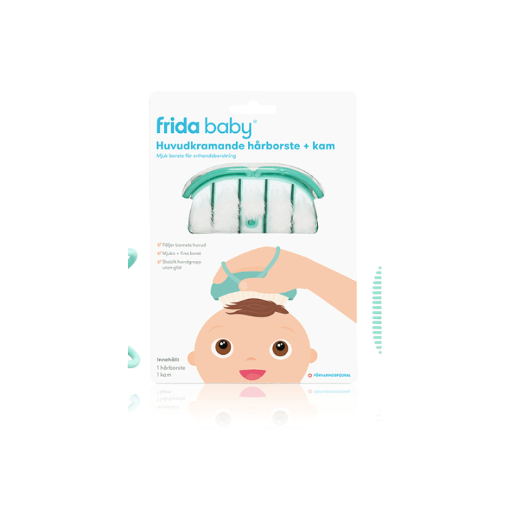 Frida Baby Huvudkramande Hårborste + Kam FridaBaby