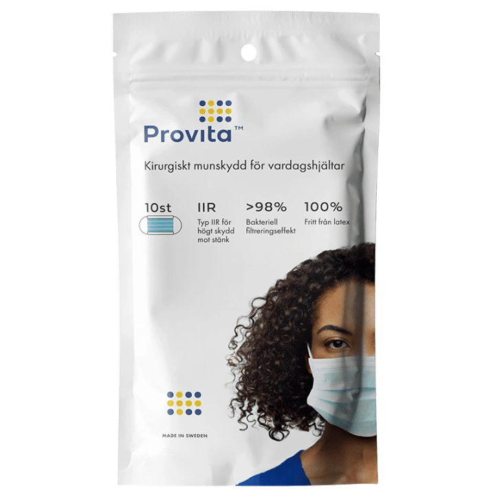 Provita Medical Munskydd IIR 10 st Blå Provita