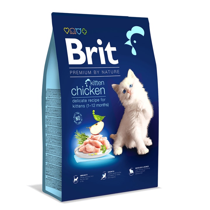 Brit Premium by Nature Cat Kitten Chicken 8 kg Brit