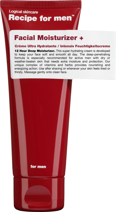 Recipe for Men Facial Moisturizer+ 75 ml Recipe for Men