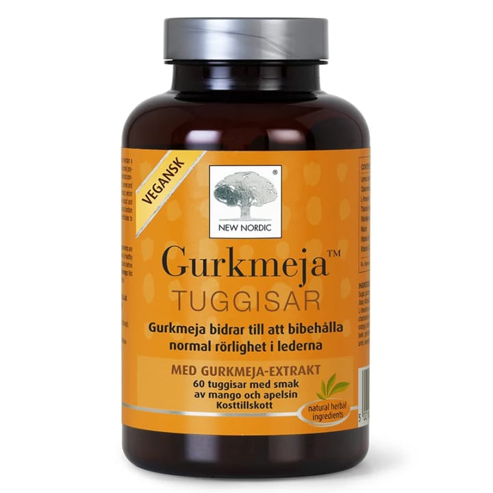 New Nordic Gurkmeja Tuggis 60 st New Nordic