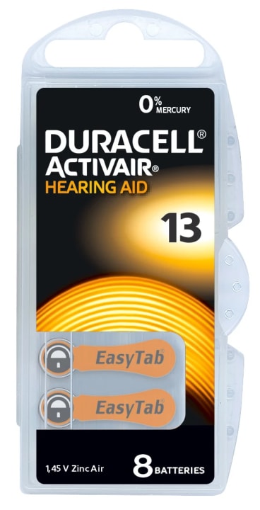 Duracell Activair batteri typ 13 8 st Duracell