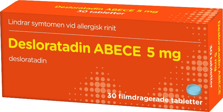 Desloratadin ABECE filmdragerad tablett 5 mg 30 st ABECE