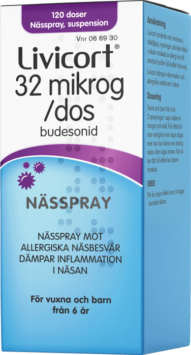 Livicort Nässpray 32 µg/dos 120 doser Livicort