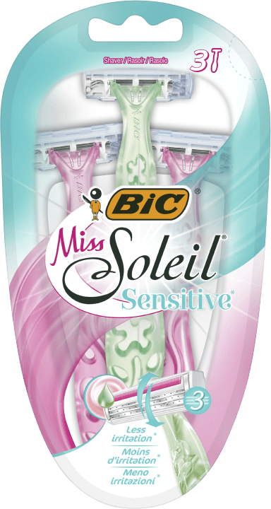 BIC Miss Soleil Sensitive Rakhyvlar för Kvinnor 3-pack BIC