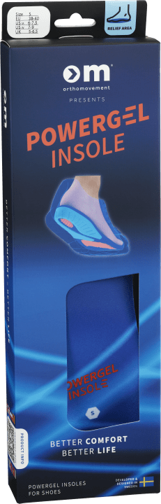 Ortho Movement Powergel Insole 38-40 Ortho Movement