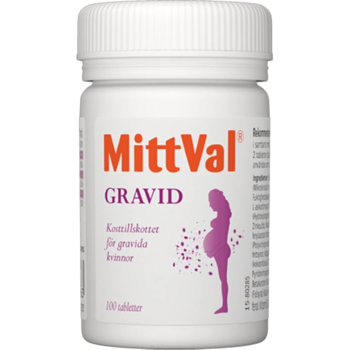 MittVal Gravid Tablett 100 st MittVal