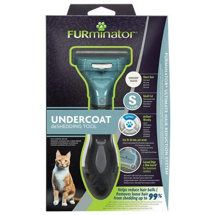 FURminator Undercoat DeShedding Tool Katt Korthårig S FURminator
