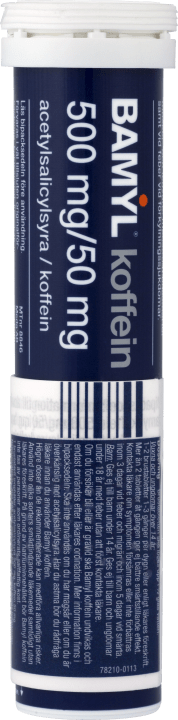 Bamyl koffein brustablett 500 mg/50 mg 25 st Bamyl