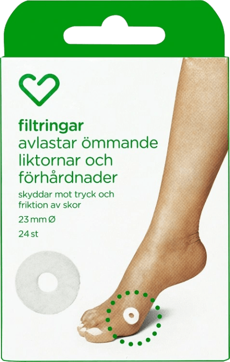 Hjärtats Filtringar för tryckavlastning 24 st Hjärtats