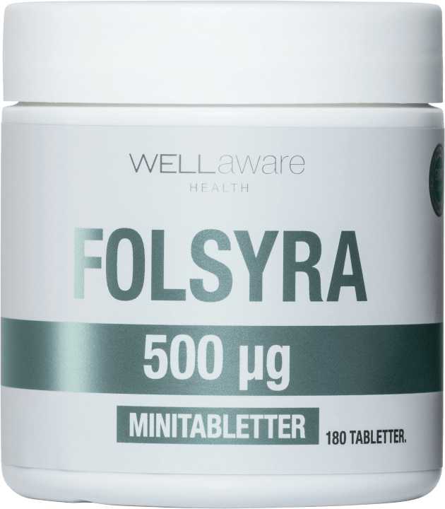 WellAware Health Folsyra 180 minitabletter WellAware