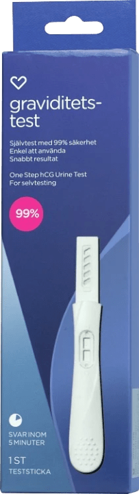 Hjärtats Graviditetstest 1 sticka Hjärtats