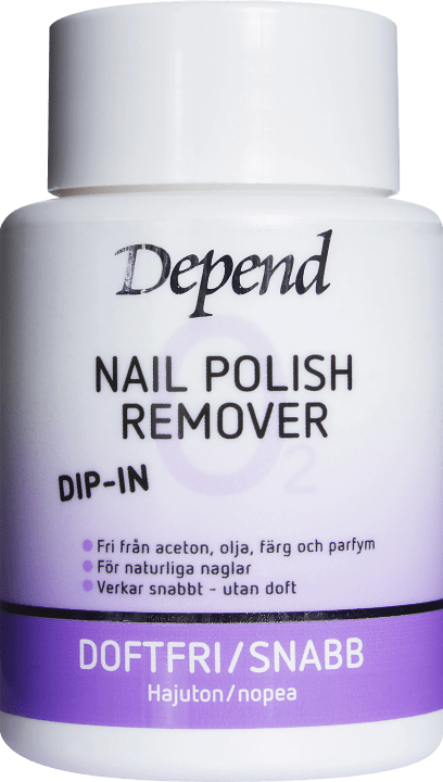 Depend O2 Dip Remover Lila 75 ml Depend