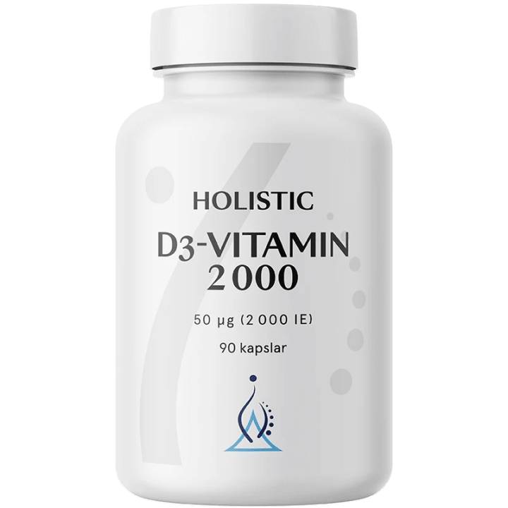 Holistic D3-vitamin 2000IE 50 µg 90 st Holistic
