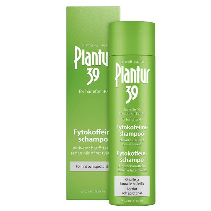 Plantur 39 Fytokoffein Schampo 250 ml fint/sprött hår Plantur