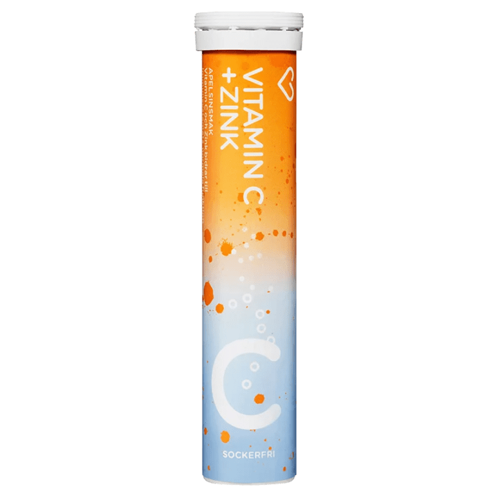 Hjärtats Vitamin C + Zink Apelsin 20 st Hjärtats