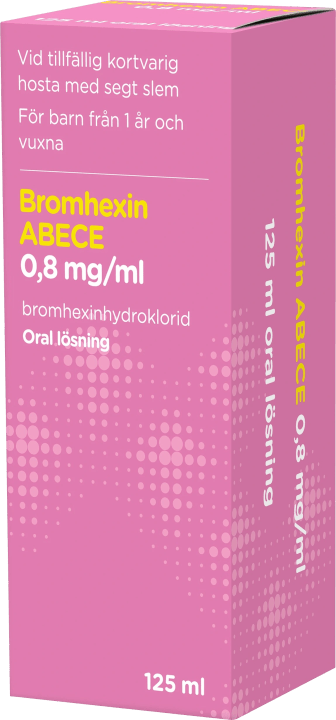 Bromhexin ABECE Oral lösning 0,8 mg/ml 125 ml ABECE