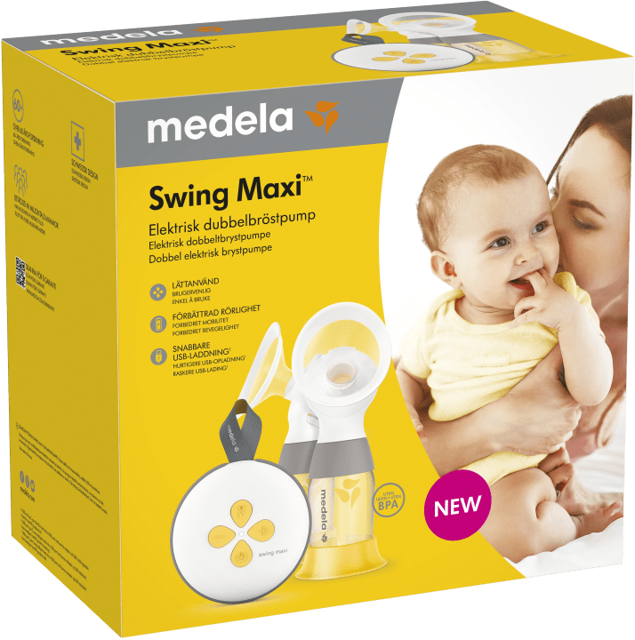 Medela Swing Maxi Elektrisk Dubbelbröstpump Medela