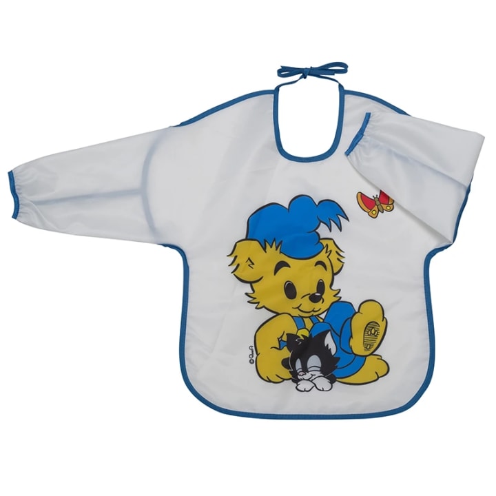 Bamse Förkläde Vit/Blå Rätt start, Bamse