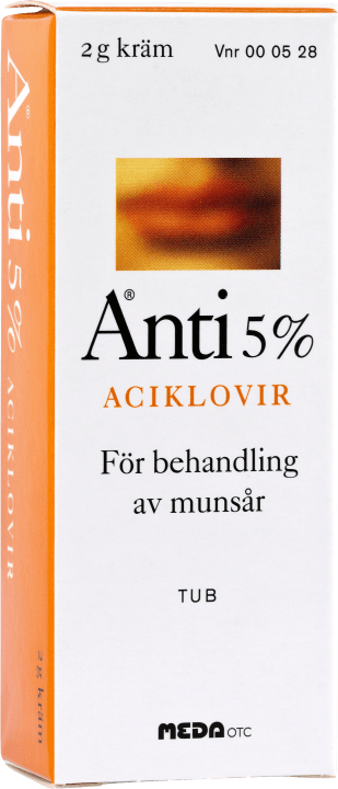 Anti kräm 5% aluminiumtub 5% 2 g Anti