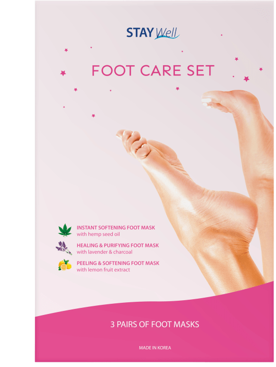 Stay Well Foot Care 3 Masks Stay Well