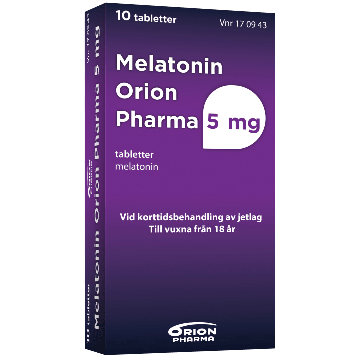 Melatonin Orion Pharma Tablett 5mg Blister, 10 tabletter Orion Pharma