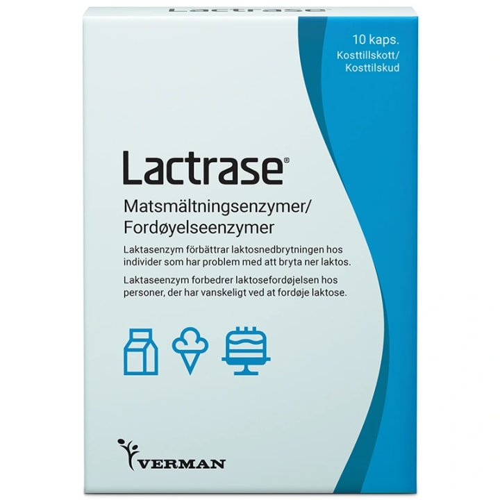 Lactrase kapslar 10 st Lactrase