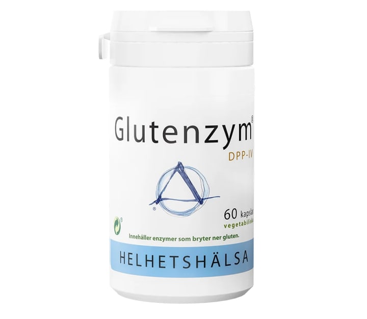 Helhetshälsa Glutenzym enzymer 60 kapslar Helhetshälsa